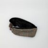 Tweed Headwarmer Cream-Chocolate Check - Image 4