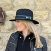 Amelia Classic Snaffle Fedora - Black/Emerald