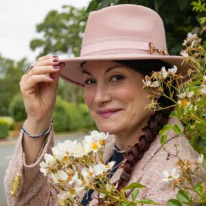 Amelia Classic Snaffle Fedora - Blush